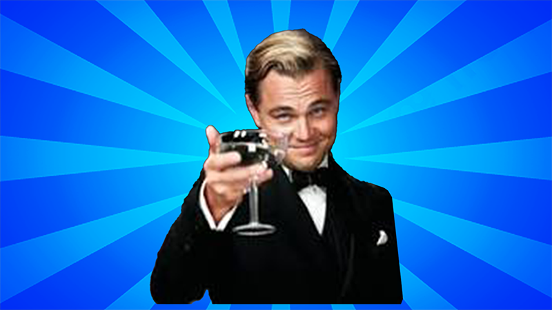 Leonardo DiCaprio Lets Drink mem