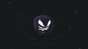 Marvel Chibi Angry Venom Cursor Trail