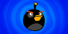 Bomb Angry Birds cursor trail