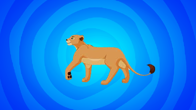 Lion King Nala cursor trail