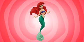 Mermaid Ariel cursor trail