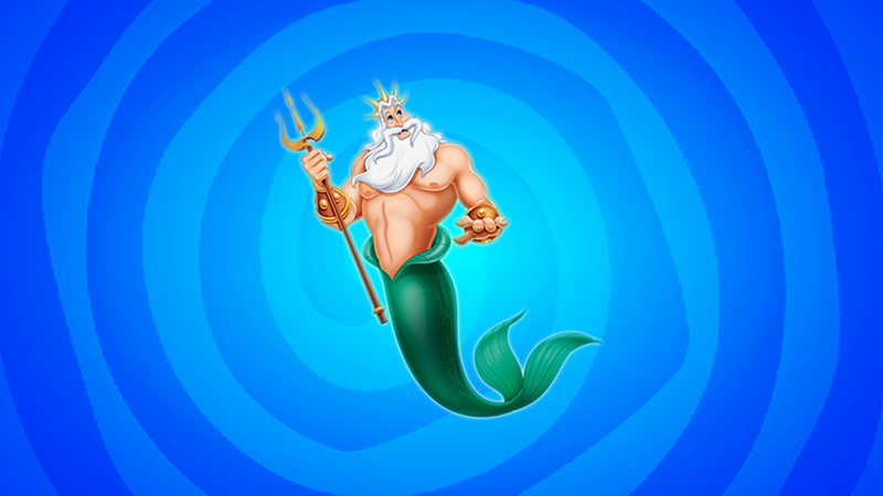 Mermaid King Triton cursor trail