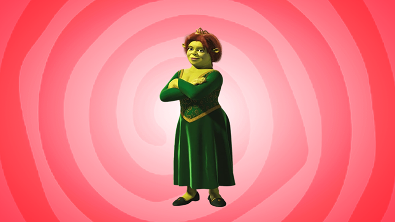 Shrek Fiona Ogre cursor trail