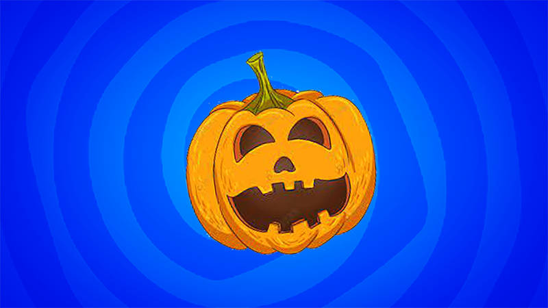 Helloween Pumpkin1 cursor trail