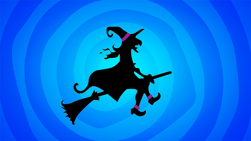 Helloween Witch2 cursor trail