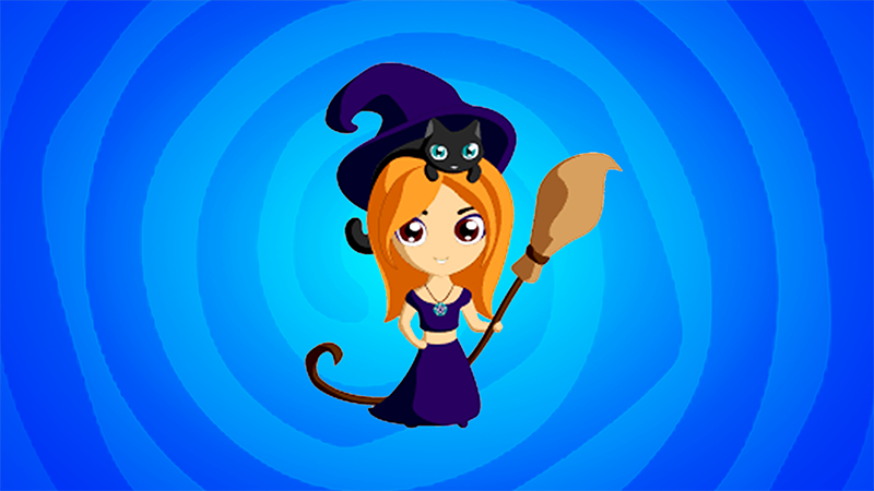 Helloween Witch3 cursor trail