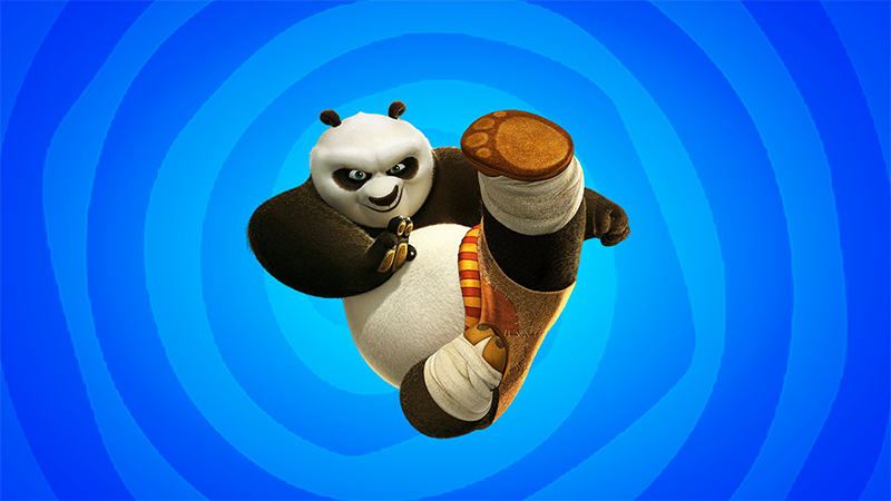 Kung Fu Panda Po cursor trail