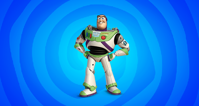 Toy Story Buzz Light Year cursor trail