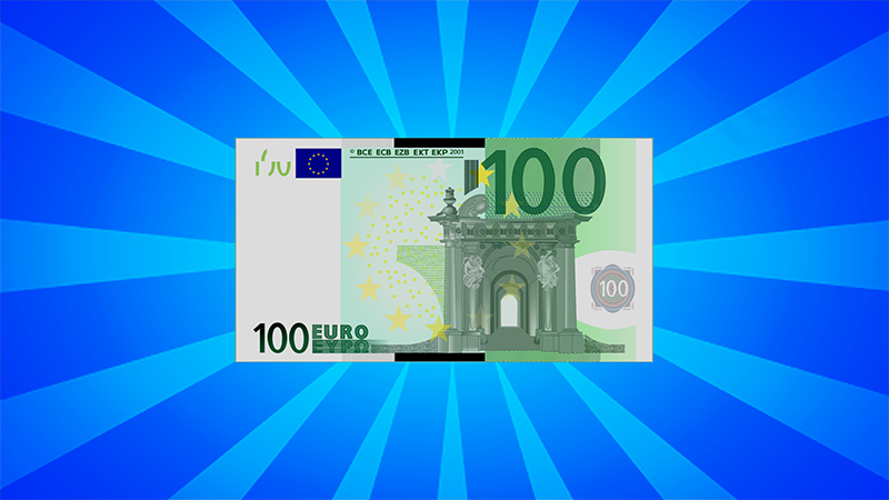100 euro cursor trail