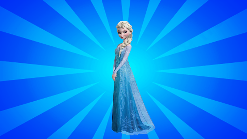 Frozen Elsa cursor trail
