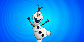 Frozen Olaf cursor trail
