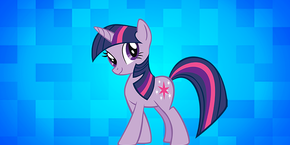 My little pony Twilight Sparkle cursor trail