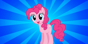 My little pony Pinkie Pie cursor trail