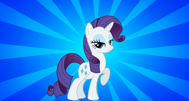 My Little Pony Rarity Cursor Trail