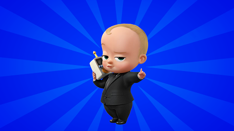 The Boss Baby: Back in Business Baby Boss cursor trail