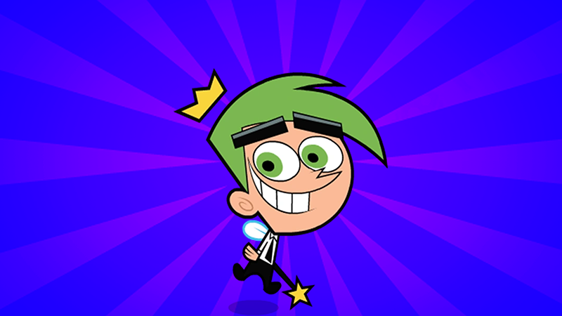 The Fairly OddParents Cosmo cursor trail