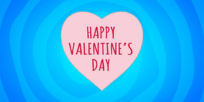 Happy Valentine`s Day Heart cursor trail