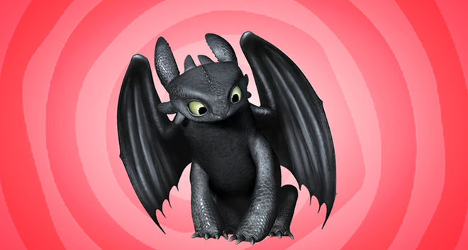 How to train your Dragon Toothless cursor trail